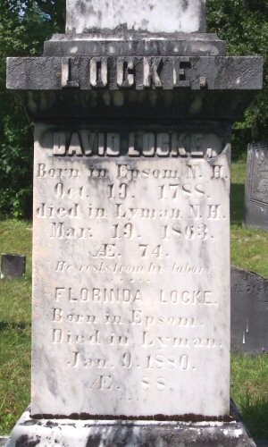 image: David and Florinda Locke monument
