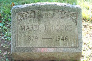 image: Mable Yearick Locke headstone